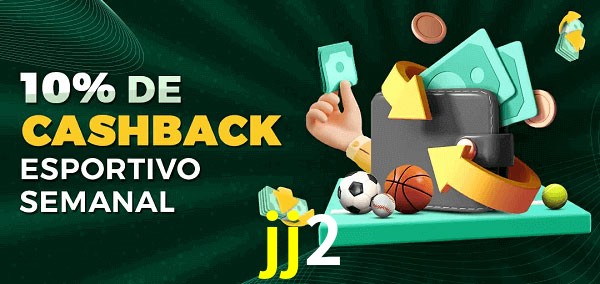 10% de bônus de cashback na jj2